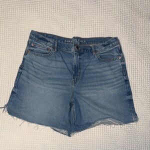 American Eagle Outfitters 6” Strigid High Rise Denim Shorts